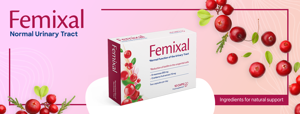 Femixal: Onemocnění, infekce a záněty močopohlavního systému u žen