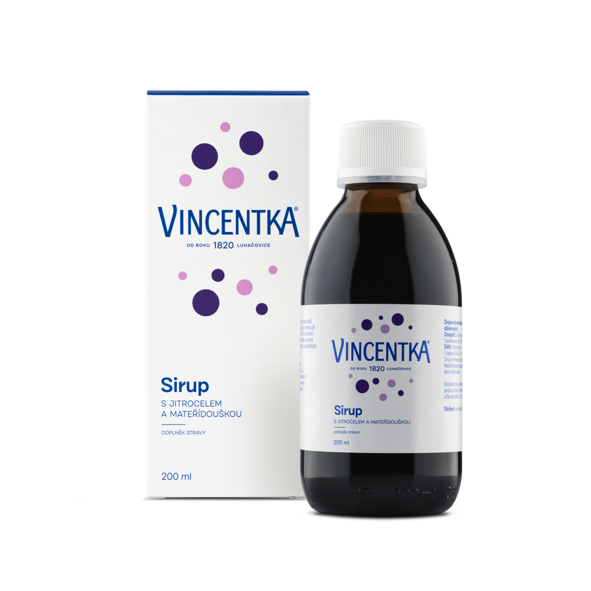 Sirup Vincentka pomáha na prírodnej báze